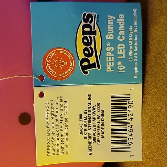 Peeps LED Lights bunny. - Picture 4 of 6